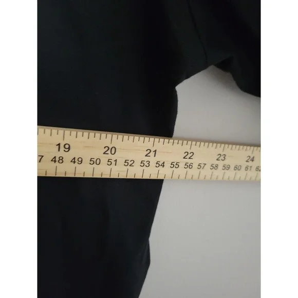 Twillory Safe Cotton Black Dress Shirt 16.5 36/37 Tailored Skull Collar Cuffs - Picture 10 of 12